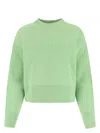 Bottega Veneta Women Pastel Green Stretch Cashmere Blend Sweater