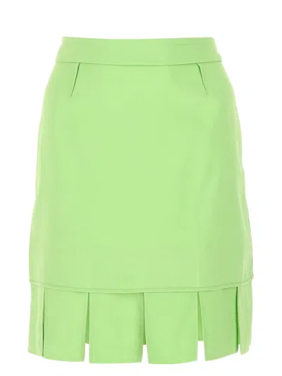 BOTTEGA VENETA WOMEN'S PASTEL STRETCH VISCOSE MINISKIRT
