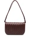 Bottega Veneta Intrecciato Puff Pouch Bag On Strap In Multicolor