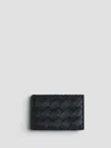 Bottega Veneta Women Porta Biglietti Da Visita Intrecciato In Black