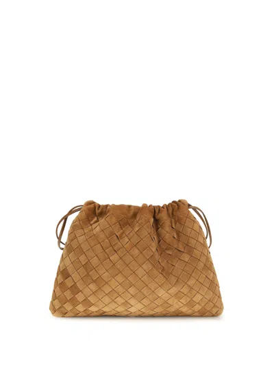 Bottega Veneta Borsa Clutch Dustbag Small In Brown
