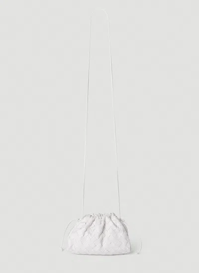 Bottega Veneta Pouch Intrecciato Clutch Bag Female White