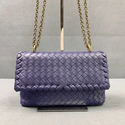 Bottega Veneta Women Pre-loved Bag Very Good Condition In Purple
