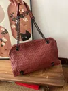 Bottega Veneta Women Pre-loved Bag Very Good Condition In Burgundy