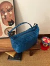 Bottega Veneta Women Pre-loved Bag Very Good Condition In Blue