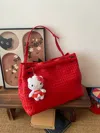 Bottega Veneta Women Pre-loved Bag Very Good Condition In Red