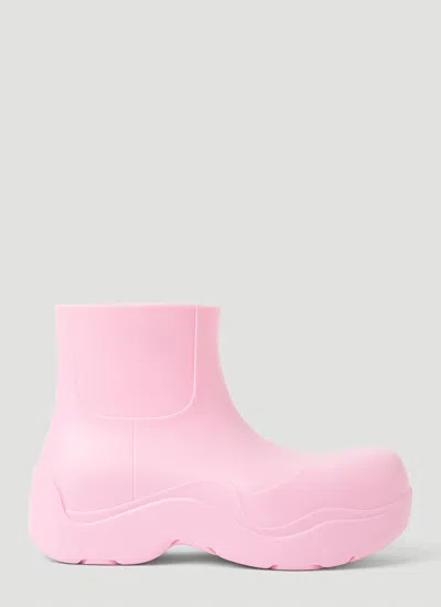 Bottega Veneta Women Puddle Boots In Pink