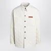 Bottega Veneta Women Quilted Jacket With Intrecciato Detail In White