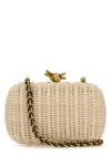 Bottega Veneta Women Raffia Knot Clutch In Neutral
