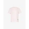 Bottega Veneta Crewneck T-shirt Short Sleeves Straight Hem In Rosewater