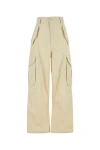 Bottega Veneta Cotton-blend Cargo Trousers In Brown