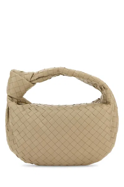 Bottega Veneta Women Sand Leather Teen Jodie Handbag In Neutral