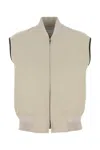 Bottega Veneta Twill Vest With Ribbed Collar And Hem