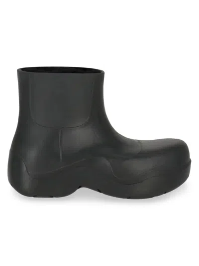 Bottega Veneta Women's Shearling-lined Puddle Snow Boots In Black