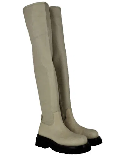 Pre-owned Bottega Veneta Women's Sheep Leather The Lug Over-the-knee Boot (authentic  Pre-loved)