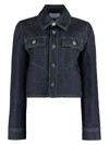 Bottega Veneta Denim Shirt In Blue