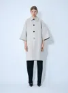 Bottega Veneta Women Silk-and-cotton-blend Coat