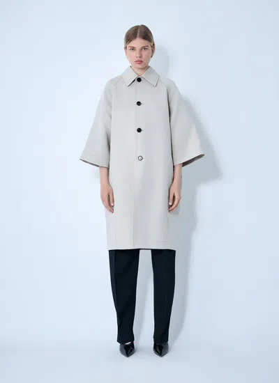 Bottega Veneta Women Silk-and-cotton-blend Coat