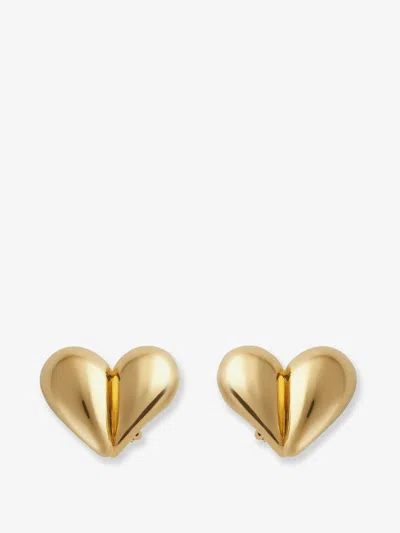 Bottega Veneta Women Silver Earrings In Gold