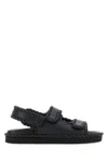 Bottega Veneta Women Slate Nappa Leather Jack Sandals In Gray