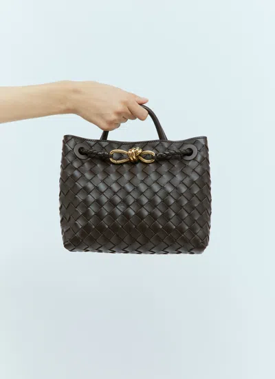 Bottega Veneta Women Small Andiamo Handbag In Brown