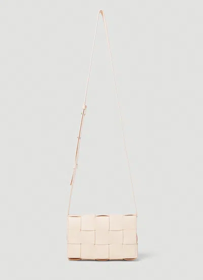 Bottega Veneta Women Small Cassette Shoulder Bag In Pink