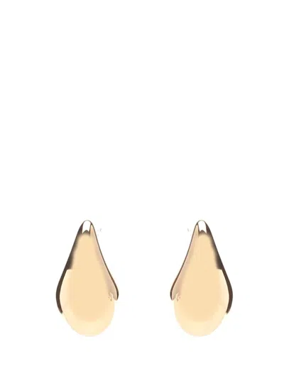 Bottega Veneta Women Small "drop" Earrings In Neutral