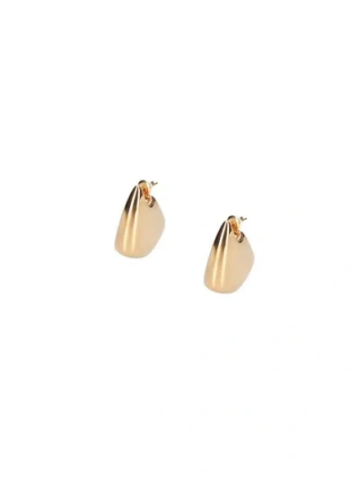 Bottega Veneta Women Small Earrings "fin" In Gold