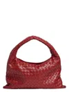 Bottega Veneta Small Hop Bag In Red
