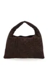 Bottega Veneta Women Small Hop Intrecciato 15 Suede
