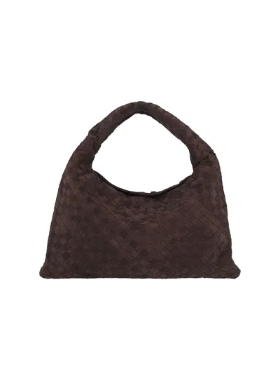 Bottega Veneta Women Small Hop Shoulder Bag In Brown