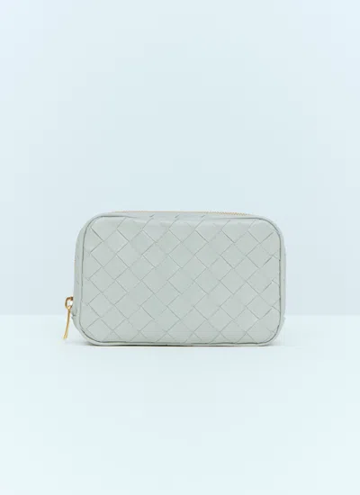 Bottega Veneta Women Small Intrecciato Zip Pouch