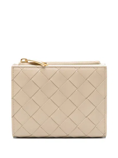 Bottega Veneta Women Small Leather Bifold Wallet In Multi