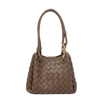 Bottega Veneta Women Small Parachute In Brown