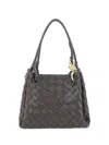 Bottega Veneta Women Small Parachute Shoulder Bag In Brown