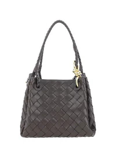 Bottega Veneta Women Small Parachute Shoulder Bag In Brown