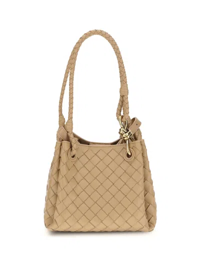 Bottega Veneta Women Small Parachute Shoulder Bag In White