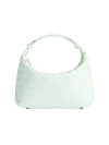 Bottega Veneta Women's Mini Wallace Leather Top-handle Bag In Glacier