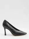 Bottega Veneta Scarpe Con Tacco Sofia In Pelle Verde Scuro Donna In Black