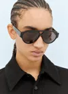 Bottega Veneta Aviator-frame Acetate Sunglasses In Black