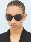 Bottega Veneta Speed Rectangular Sunglasses In Black