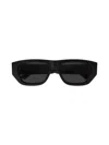 Bottega Veneta Women's Stone Ribbon 55mm Sunglasses In Black
