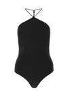 Bottega Veneta Black Stretch Cashmere Blend Bodysuit