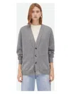 Bottega Veneta Powder Blue Stretch Cashmere Blend Cardigan