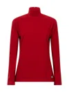 Bottega Veneta Stretch Cotton Jersey Turtleneck Top Clothing