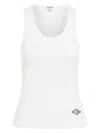 Bottega Veneta Stretch Rib Cotton Tank Top