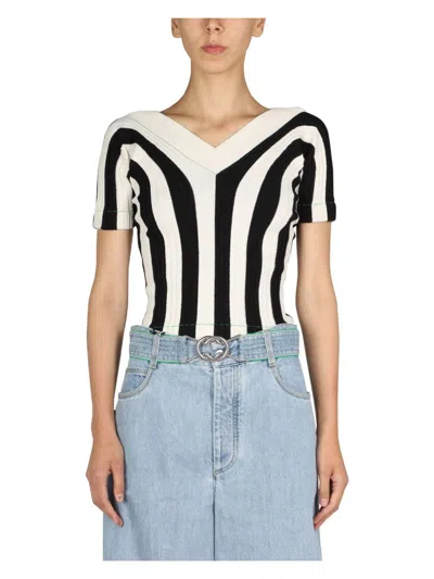 Bottega Veneta Women's Striped Pattern Top