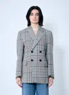 Bottega Veneta Women Structured Check-cotton Blazer