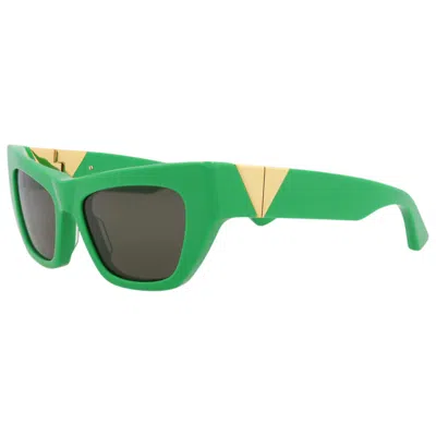 Bottega Veneta Cat-eye Style Frame Sunglasses In Black