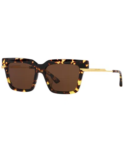 Bottega Veneta Womens Bv1005s Square-frame Acetate Sunglasses Brown